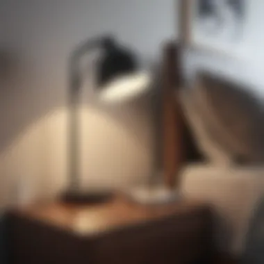 Innovative LED nightstand lamp with smart features