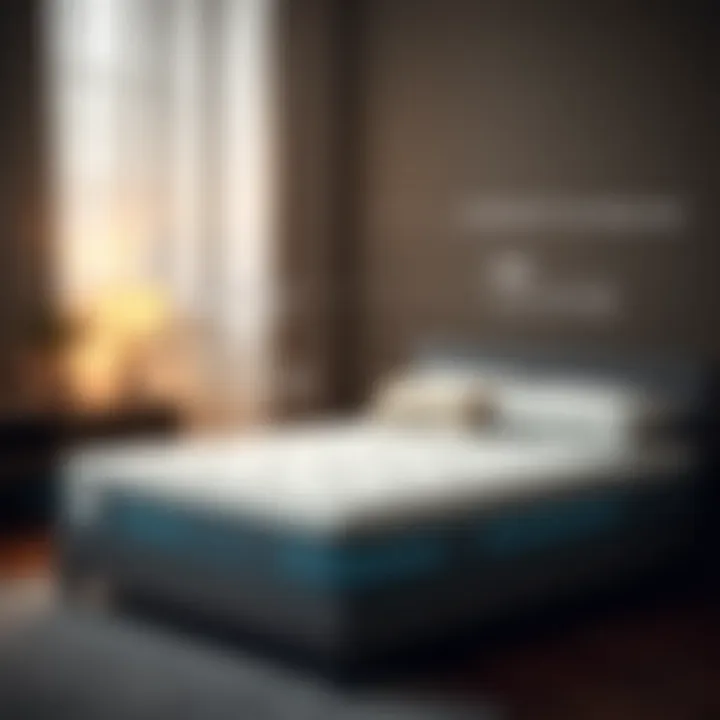 Infographic illustrating comfort technology integrated into Olee Sleep mattress