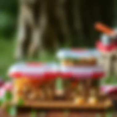 Durable Picnic Food Storage Durable picnic containers with safety features for food preservation.