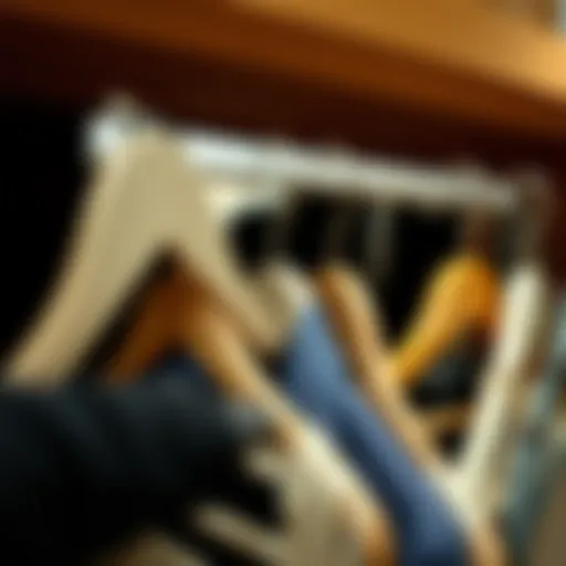 Variety of pants hangers showcasing unique designs