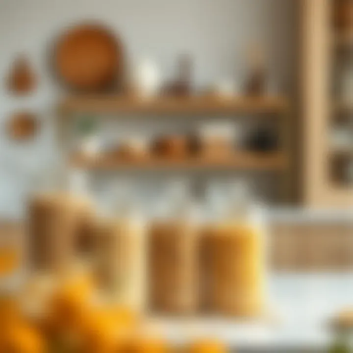 Elegant Storage Solutions for Cereals Elegant storage solutions for cereals