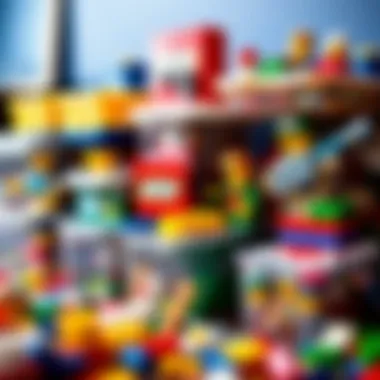 Variety of Functional LEGO Organizers Different types of LEGO organizer containers showcasing functionality