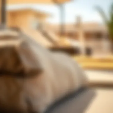 High-Quality Material in Outdoor Recliners Close-up of high-quality material used in outdoor recliners