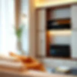Elegant power cable hider integrating into modern decor