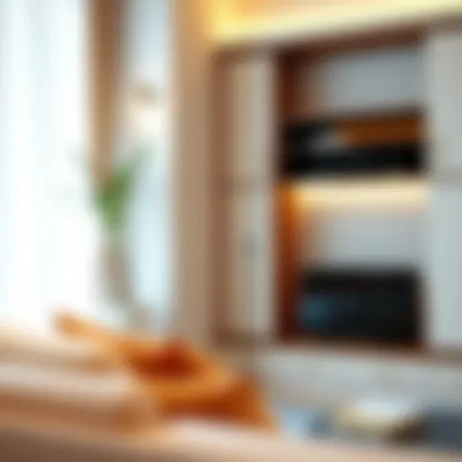 Elegant power cable hider integrating into modern decor