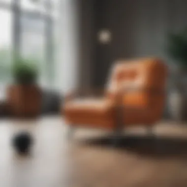 Elegant Furniture with Protective Rubber Feet Interior setup showcasing furniture with rubber feet