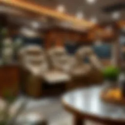 Luxurious RV double recliner in a cozy setting