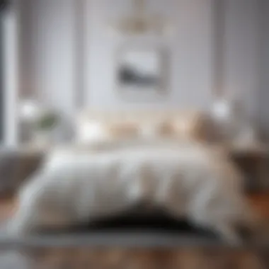 Stylish Bedroom Decor with Off-White Duvet Cover Stylish bedroom decor showcasing off-white duvet cover