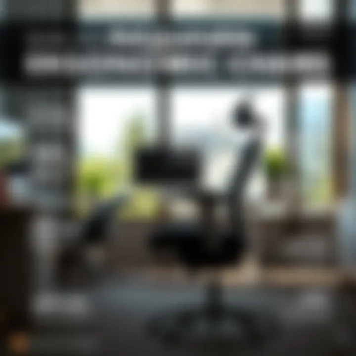 Benefits of Adjustable Ergonomic Chairs An infographic displaying the benefits of using adjustable ergonomic chairs.