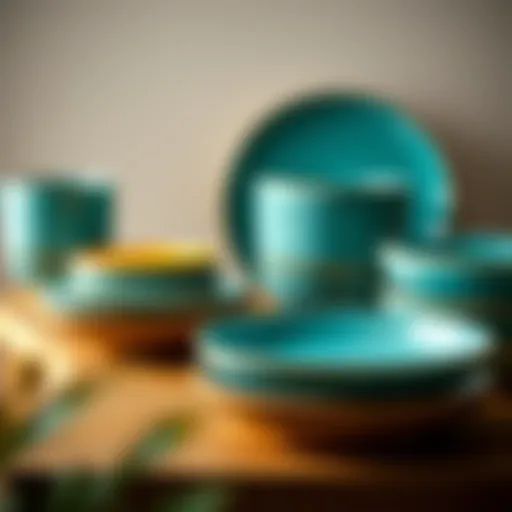 The Aesthetic and Functional Appeal of Turquoise Plates and Bowls Introduction