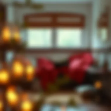 Cozy Reading Nook with Red Fleece Blanket A cozy reading nook adorned with a red fleece blanket