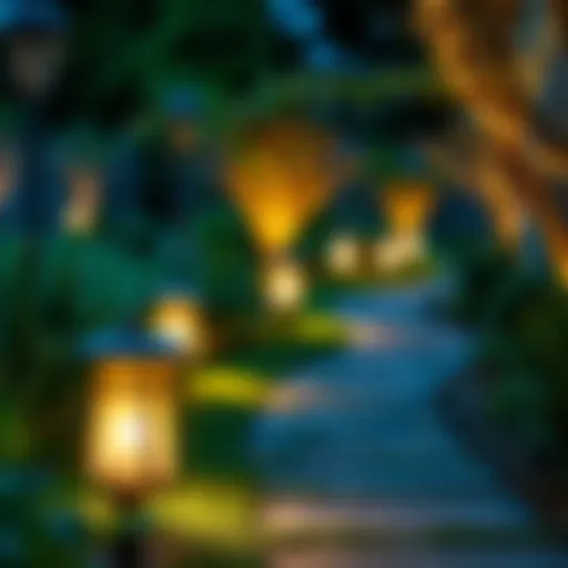 Pathway Lighting Enhancing Outdoor Aesthetics Elegant pathway lighting illuminating garden path