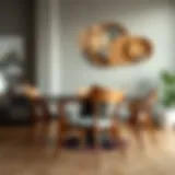 Artistry in Wooden Dining Chair Design Elegant wooden dining chair with unique design