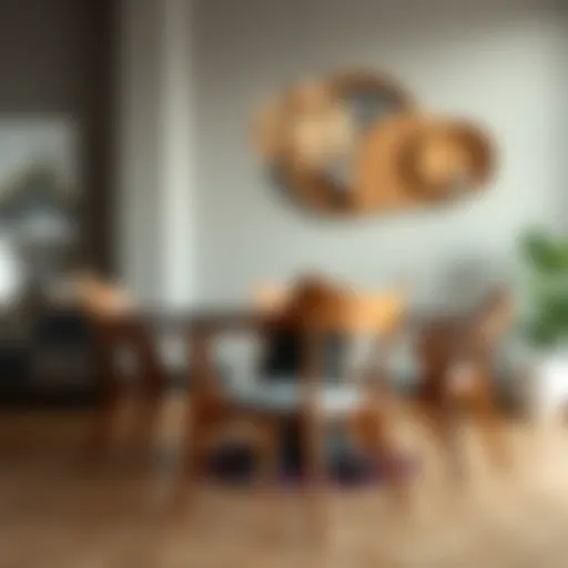 Artistry in Wooden Dining Chair Design Elegant wooden dining chair with unique design