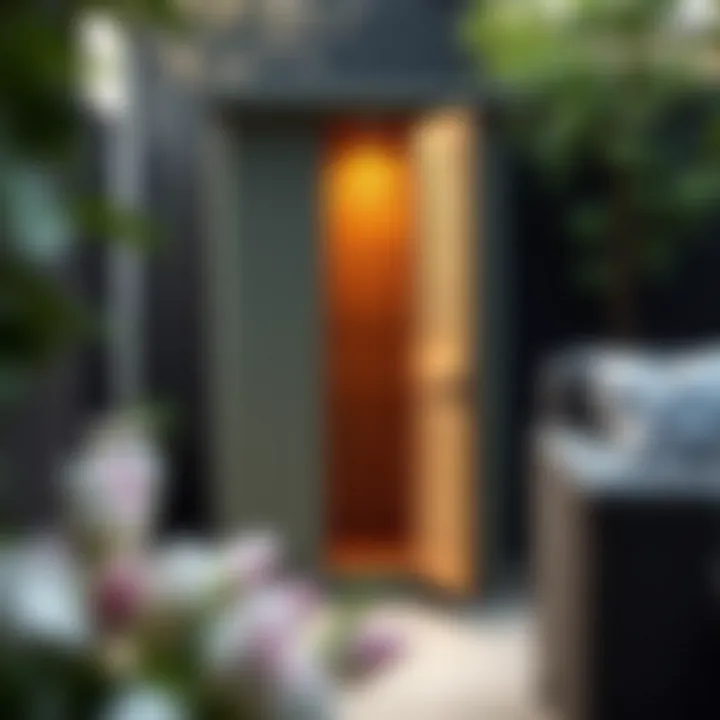 Innovative Security Features of Garden Lockers A secure garden locker with a unique locking mechanism