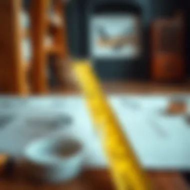 Diagram illustrating proper measuring techniques with a measuring tape