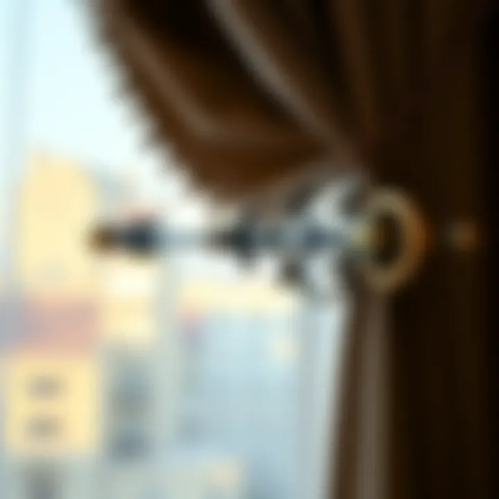 Elegant Side Curtain Rod Design Elegant side curtain rod showcasing intricate design