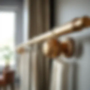 Diverse Materials for Side Curtain Rods Variety of materials used for side curtain rods