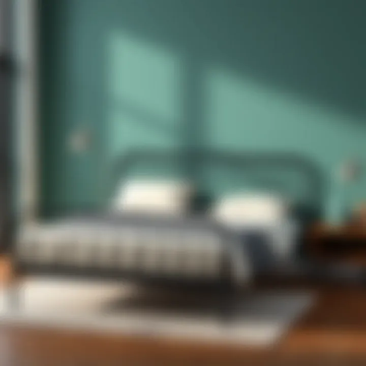 Sleek Design of Metal Bed Frames Contemporary metal full bed frame with sleek design