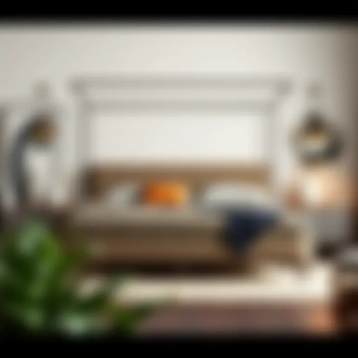 Diverse Styles of High Queen Bed Frames Diverse styles of high queen bed frames in a gallery