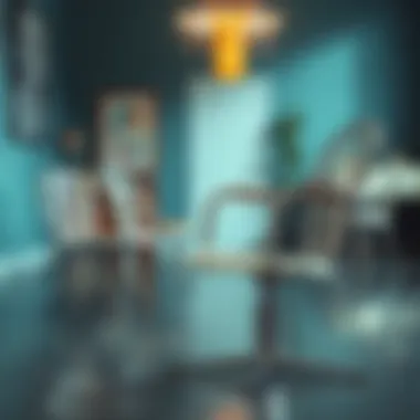 A collection of vintage chrome chairs showcasing their design evolution.