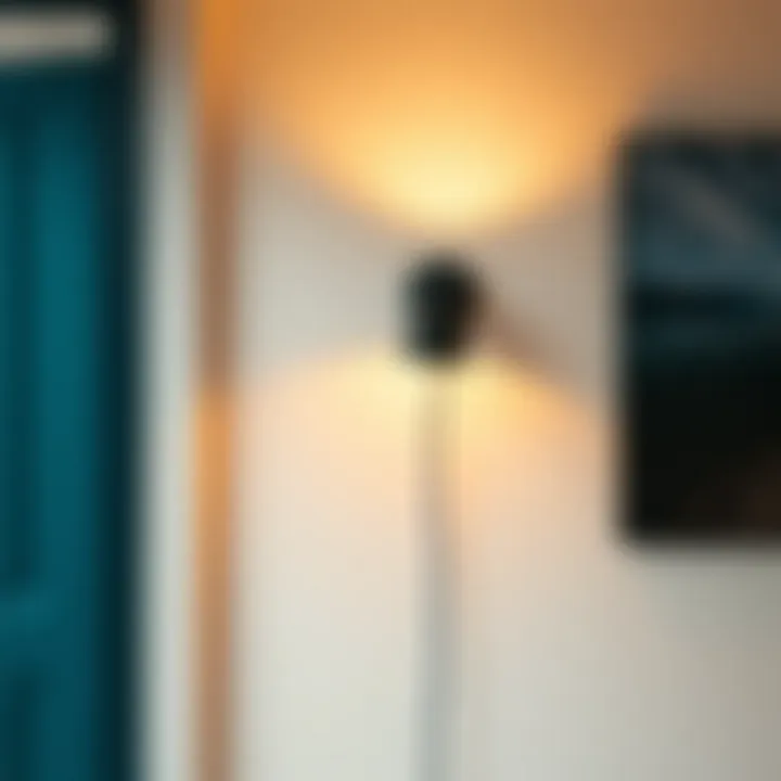 Stylish Room Aesthetic Stylish wall lamp enhancing the aesthetic of a contemporary room