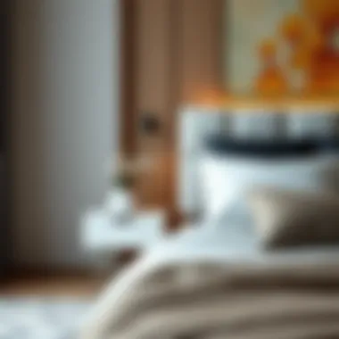 Modern Design of Bedside Table Protector Elegant bedside table protector showcasing a modern design