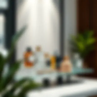 Modern Minimalist Cologne Display Modern cologne display with minimalist design