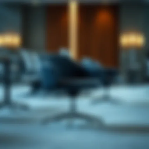 Elegant swivel conference chair design showcasing modern aesthetics