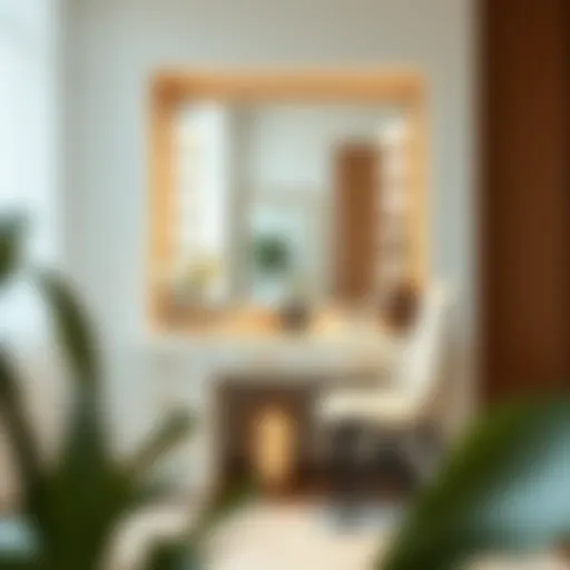 Modern Aesthetics in Vanity Room Dress Elegant vanity room dress reflecting modern design aesthetics