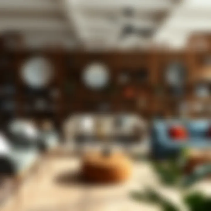 An eclectic arrangement showcasing various long chair sofa styles and materials