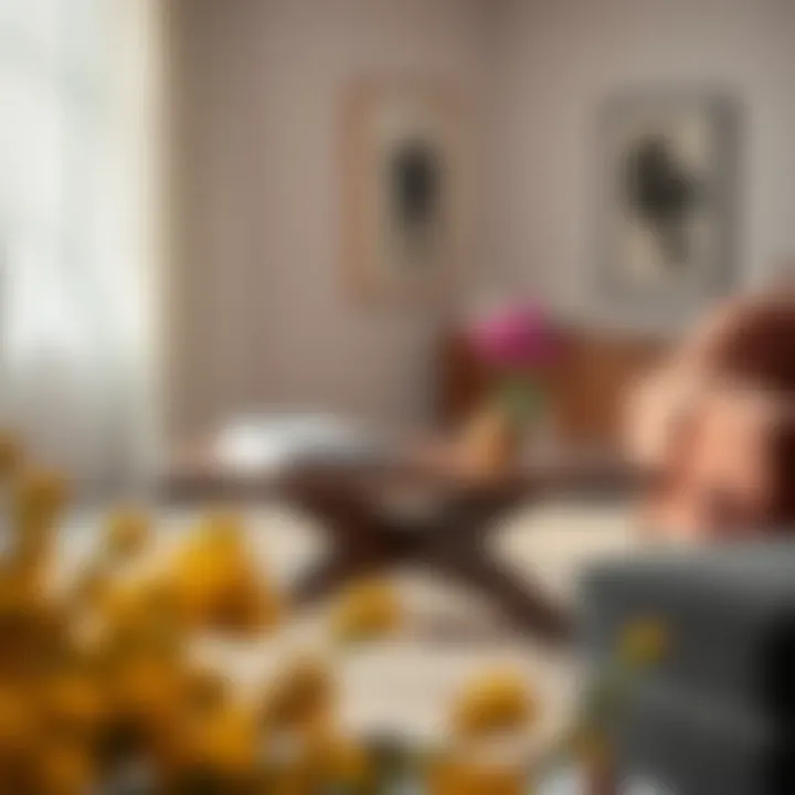 Sustainably Crafted Elegance Stylish pop top coffee table crafted from sustainable materials