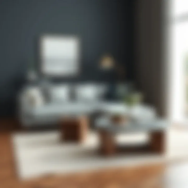 Integrating Small Gray Coffee Tables into Color Schemes Tips for integrating small gray coffee tables into color schemes