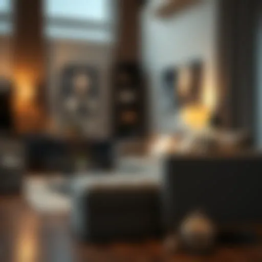 Stylish Storage Cube in Modern Living Room Stylish storage cube in modern living room