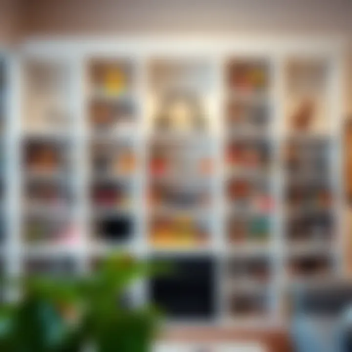 Open Shelving Unit for Toy Collections Open shelving unit organized with diverse toy collections