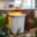 Elegant Under Cabinet Trash Can Solution Elegant under cabinet trash can solution