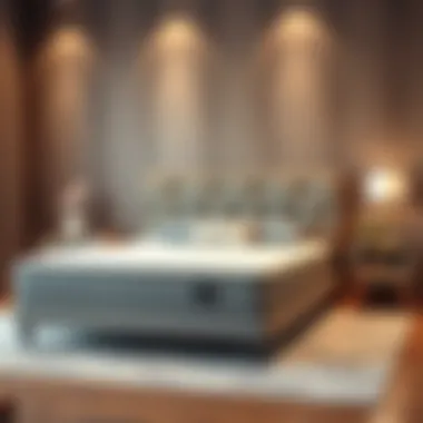 Detailed illustration of queen size mattress dimensions