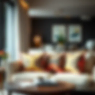 Cushion Covers in Modern Design Stylish cushion covers complementing modern interior design