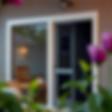 Easy Installation on Door Frame Installation of a magnetic screen door on a door frame