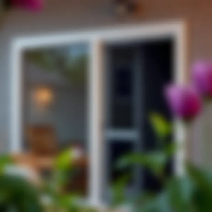 Easy Installation on Door Frame Installation of a magnetic screen door on a door frame