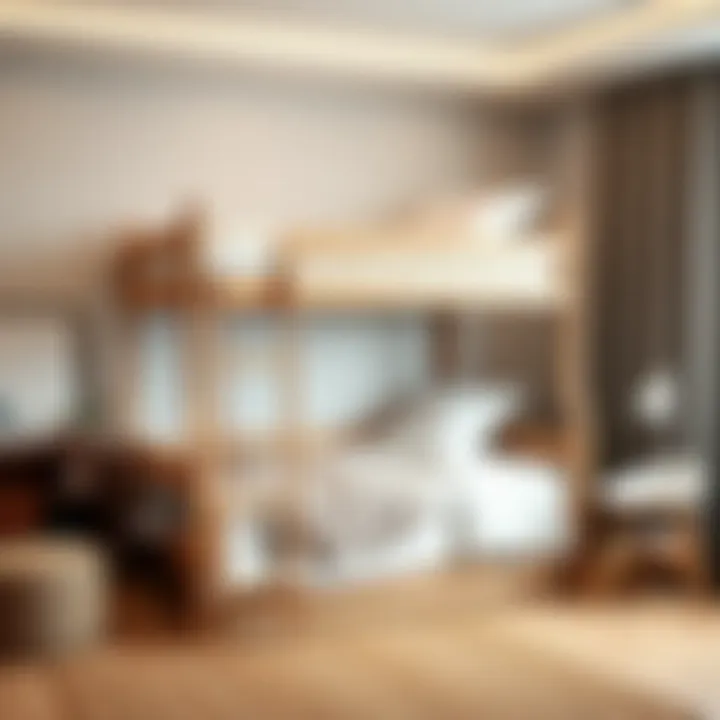 Compact bunk bed design ideal for small living spaces