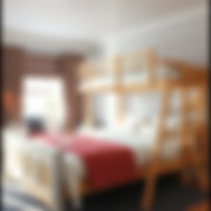 Various materials used in the construction of convertible bunk beds