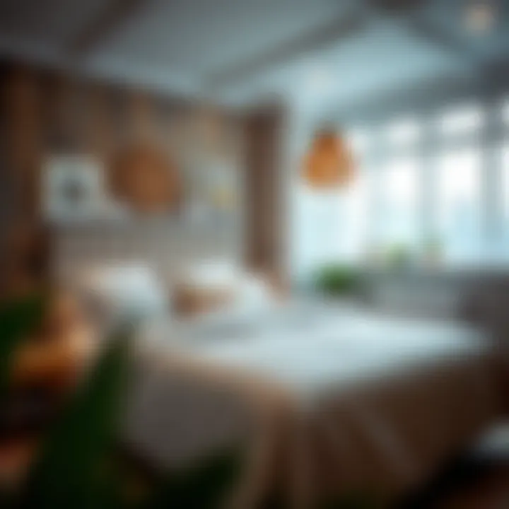 Cozy and inviting bedroom featuring affordable decor