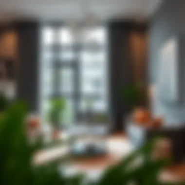 Aesthetic and Functional Workspace Elegant workspace blending aesthetics with functionality