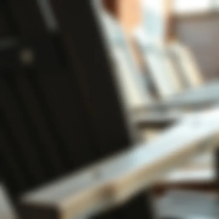 Craftsmanship of XL Adirondack Chairs Close-up of XL Adirondack chair craftsmanship and materials